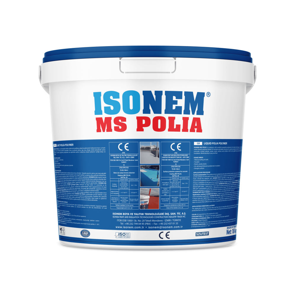 Isonem MS Polia 10 Kg Likid Polia Polymer