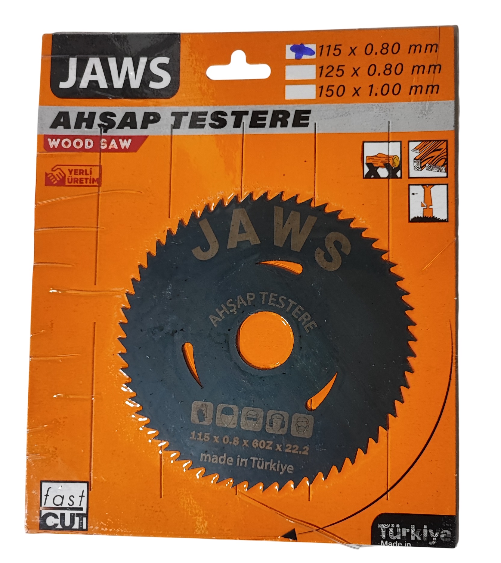 Jaws Ahşap Testere 115 x 0.80 mm