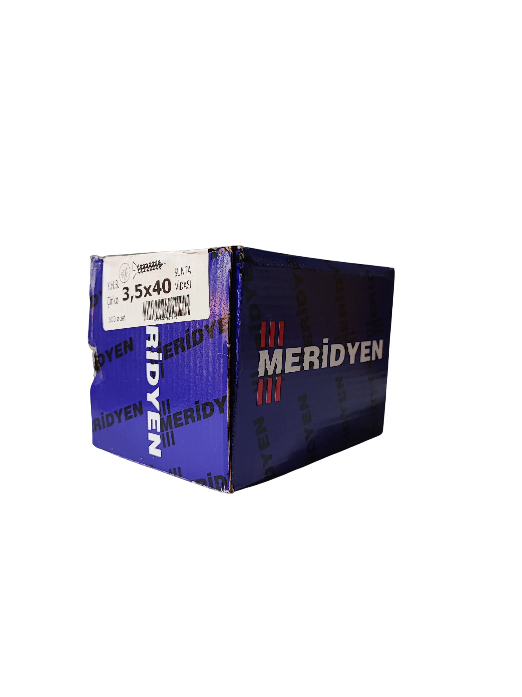 Meridyen 3,5 x 40 Sunta Vidası Çinko 500 Adet