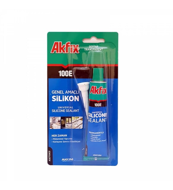 Akfix 100E Çok Amaçlı Silikon 50 Ml