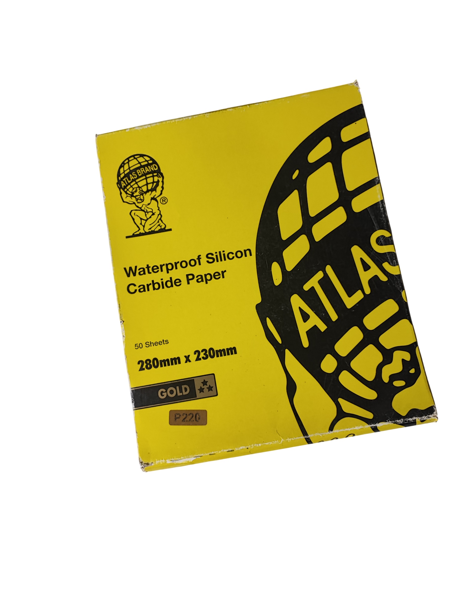 Atlas Waterproof Silicon 280mm x 230mm 220 Kum (50 Yaprak)